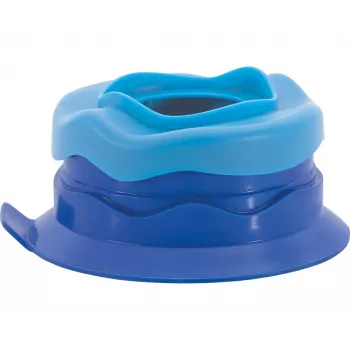 Faber-Castell Eberhard Faber WINNER bicchiere per acqua blu in silicone con supporto per pennelli in plastica riciclata 579936