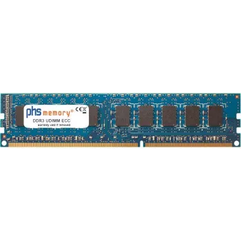 PHS-memory 8GB DDR3 1600MHz ECC UDIMM per Supermicro X10SLH-LN6TF SP560922