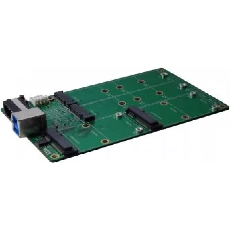 EXSYS EX-3673 scheda adattatore da USB 3.2 Gen 2x1 a M.2 e mSATA con presa USB Type-B