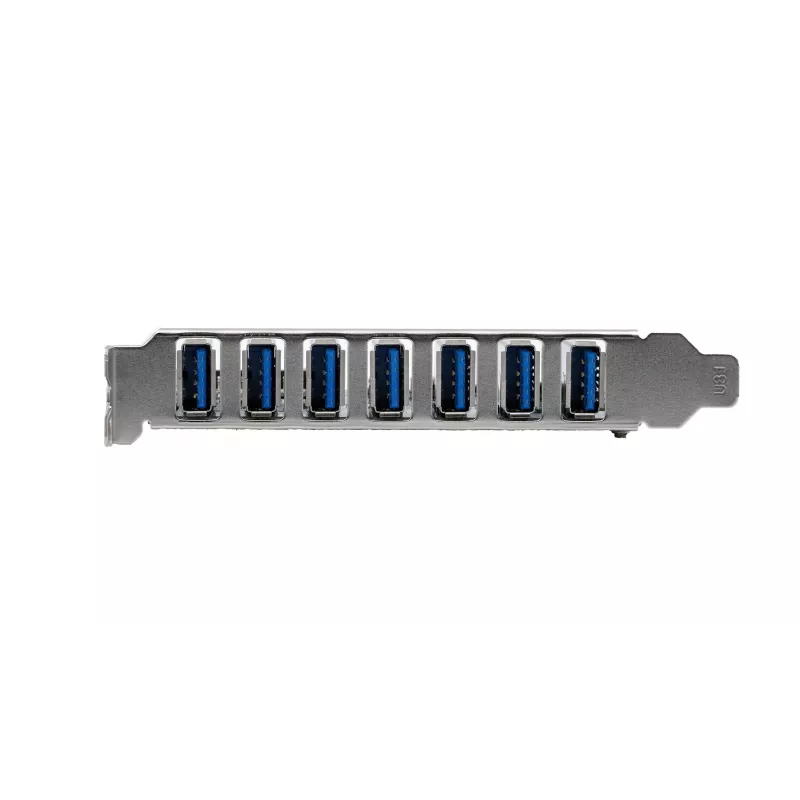 EXSYS scheda PCIe USB 3.2 Gen 1 con 7 porte (chipset VIA) EX-11088-2