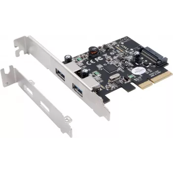 EXSYS EX-12001-2 adattatore PCIe x2 Low-Profile USB 3.2 Gen 2x2
