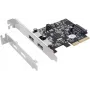 EXSYS EX-12001-2 adattatore PCIe x2 Low-Profile USB 3.2 Gen 2x2