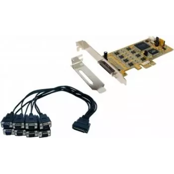 EXSYS EX-45368 scheda PCIe 8S seriale RS-232/422/485 incl. staffa low-profile (SystemBase)