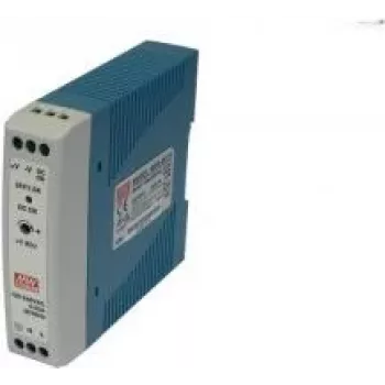 EXSYS EX-6950 alimentatore per guida DIN 24W 24V 1A, blu/grigio
