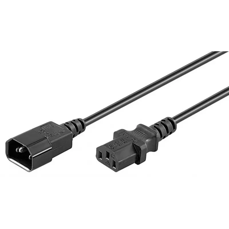 MicroConnect PE1413BL18 cavo di alimentazione C14 a C13 1,8 m nero