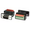 EXSYS EX-49110 adattatore DB9 maschio su morsettiera a vite a 9 pin con pulsante