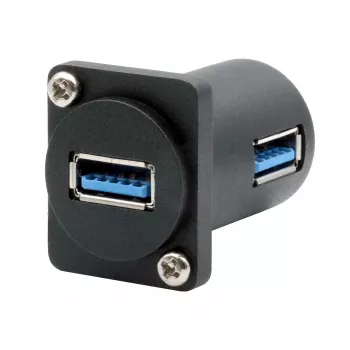 Adattatore EXSYS EX-49154 tipo D USB-A femmina a femmina 90°, USB 3.2 Gen 1