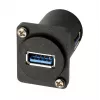 Adattatore EXSYS EX-49154 tipo D USB-A femmina a femmina 90°, USB 3.2 Gen 1