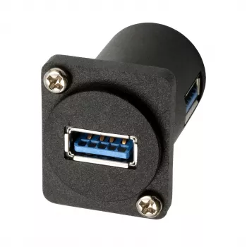 Adattatore EXSYS EX-49154 tipo D USB-A femmina a femmina 90°, USB 3.2 Gen 1