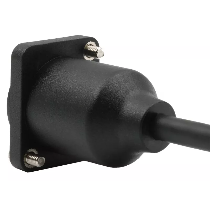 Cavo adattatore EXSYS tipo D RJ45 femmina a maschio, CAT.5e, 20 cm, nero EX-49159