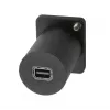 Adattatore da incasso EXSYS EX-49170 DisplayPort a Mini DisplayPort femmina, 4K UHD