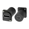 Adattatore da incasso EXSYS EX-49170 DisplayPort a Mini DisplayPort femmina, 4K UHD