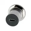 Adattatore da incasso EXSYS EX-49195 USB-C femmina a USB-C femmina, metallo, USB 3.2 Gen 1