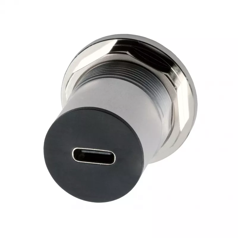 Adattatore da incasso EXSYS EX-49195 USB-C femmina a USB-C femmina, metallo, USB 3.2 Gen 1