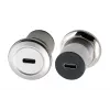 Adattatore da incasso EXSYS EX-49195 USB-C femmina a USB-C femmina, metallo, USB 3.2 Gen 1