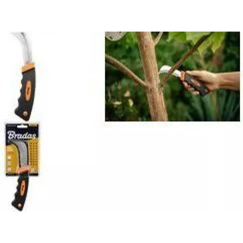 Bradas coltello da giardino universale, lama in acciaio inox da 70 mm, lunghezza totale 220 mm, 1 pezzo (AK-KN0010)