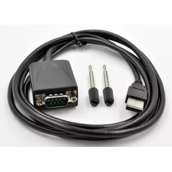 EXSYS EX-1311-2IS adattatore USB 2.0 a RS-232 seriale con chipset FTDI FT232RL, 921,6 Kbps, connettore maschio DB9, cavo 0,8 m