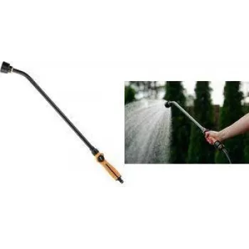 Bradas CORK LINE asta per annaffiare, 780 mm, nero/marrone metallo con impugnatura in sughero, presa antiscivolo, 1 pezzo (CORK-6176)