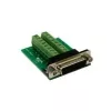 EXSYS EX-49015 adattatore D-SUB 15 poli connettore maschio a morsettiera a vite 16 poli, verde/argento