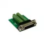 EXSYS EX-49015 adattatore D-SUB 15 poli connettore maschio a morsettiera a vite 16 poli, verde/argento