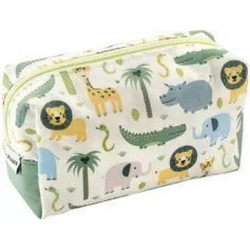 FABER-CASTELL EBERHARD FABER Jumbo Safari Astuccio in poliestere con scomparto principale grande, zip, 1 pz. (577438)