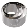 Metaltex Anelli da cucina rotondi in acciaio inox, set da 3, argento, altezza 45 mm 204536010