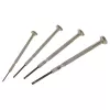 C.K Tools T4852P set cacciaviti di precisione, 4 pezzi, taglio, 2,0/2,5/3,0/3,5 mm, cromo-vanadio, impugnatura bicomponente