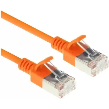 ACT DC7130 0,15 m LSZH U/FTP CAT6A Datacenter Slimline patch cable Snagless RJ45 arancione
