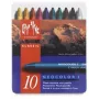 Caran d'Ache Neocolor I pastelli a cera, set da 10, tondi, involucro di carta, colori omogenei 7000.310