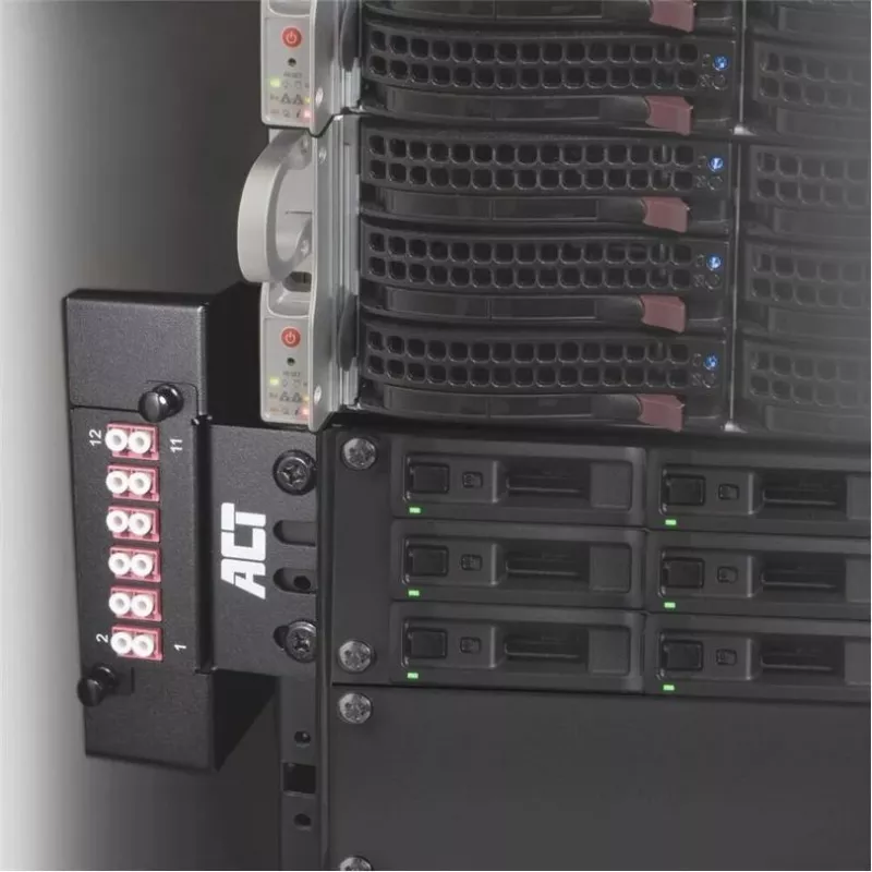 ACT Zero U supporto multifunzione FA2133 – montaggio rack 19 pollici, acciaio, nero