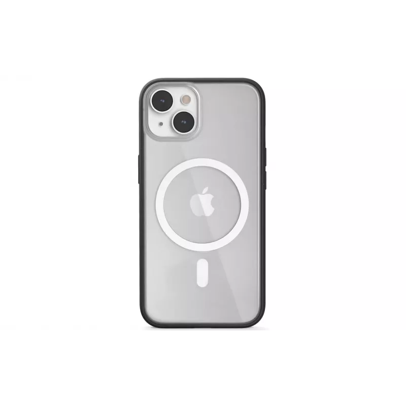Woodcessories ECO643 custodia per iPhone 14 Plus - cover posteriore ecologica nera e trasparente