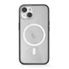 Woodcessories ECO643 custodia per iPhone 14 Plus - cover posteriore ecologica nera e trasparente