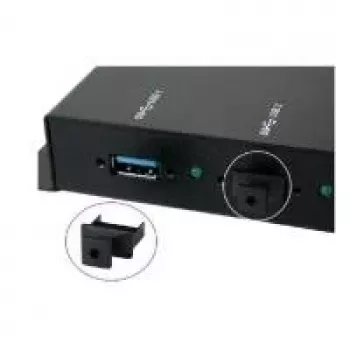 EXSYS EX-1111 copri-polvere per connettore USB Type-A (confezione da 10, nero)