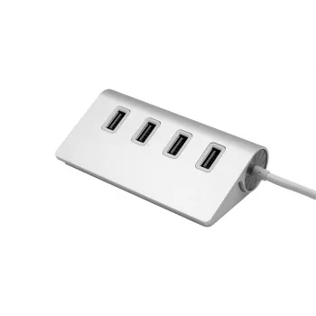 EXSYS EX-1134-2 Hub USB 3.2 Gen 1 4 porte con cavo USB-C e adattatore USB-A