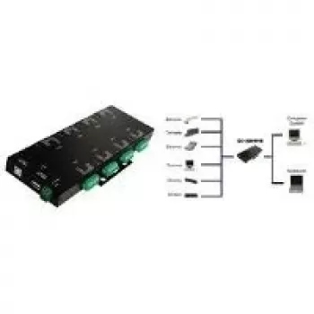 EXSYS EX-1339HMVS Adattatore seriale USB 2.0 su RS-232/422/485 8 porte con isolamento ottico