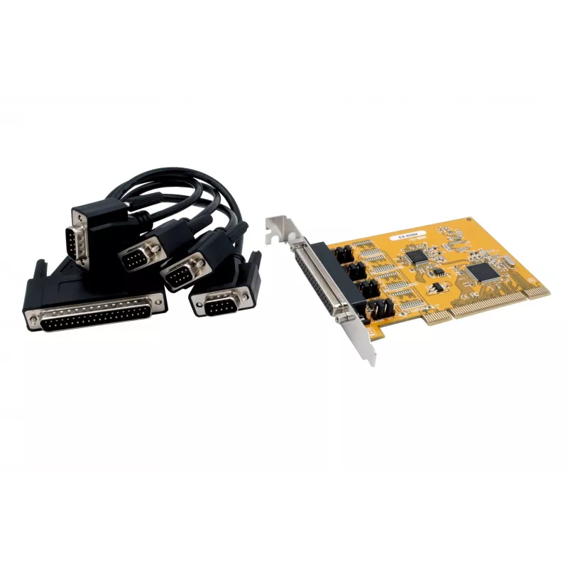 EXSYS Scheda seriale PCI RS-232 4 porte con chipset FTDI (EX-41084)