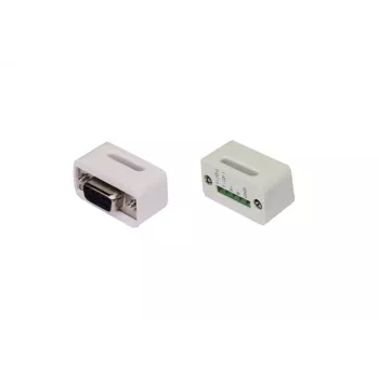 EXSYS EX-47995 adattatore seriale D-SUB 9 pin a morsettiera 5 pin, bianco