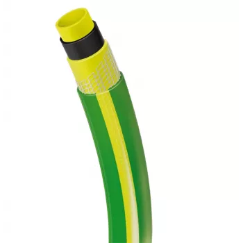 Bradas tubo da giardino REFLEX, 1/2 pollice, 50 m, 5 strati con rinforzo in poliestere TRICOT, verde/giallo WFR1/250