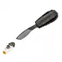 Bradas ES2611 spazzola per ruote, manico in plastica, antracite, setole spesse e morbide, 290 mm