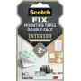 3M Scotch-Fix quadrati di montaggio per interni 25 mm x 25 mm bianco (confezione da 12) 7100263584