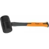 Bradas mazzuolo in gomma 450 g antracite/arancione 340 mm manico in fibra di vetro impugnatura TPR antiscivolo DIY-HF6045
