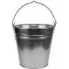 Bradas secchio in acciaio zincato 5 L argento con manico in metallo J5314
