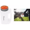 Bradas spandiconcime manuale mini WHITE LINE, 2 litri, bianco/antracite, plastica, impugnatura ergonomica, 1 pezzo (WL-SE101)