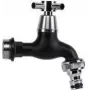 Bradas rubinetto 3/4 pollice con valvola a sfera, ottone cromato nero opaco, 1 pezzo (GKK0T3434BK)