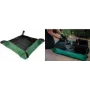 Bradas tappetino per rinvaso piante, 1000 x 1000 mm, verde/nero, impermeabile, materiale esterno Oxford 600D, materiale interno PE, 1 pezzo (TQ-P2/100)