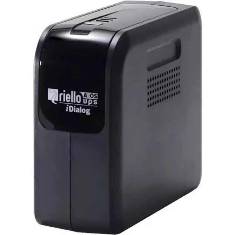 Riello UPS iDialog IDG 600 - 600 VA gruppo di continuità line-interactive, 4 uscite Schuko, USB, tower, nero