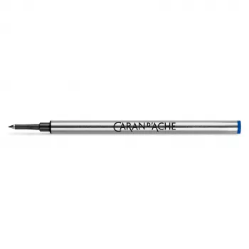 Caran d'Ache 8222.160 refill per roller, F, blu, punta in acciaio, per roller 849