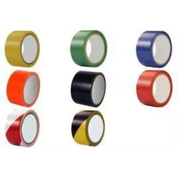 Nastro per segnaletica da pavimento RILLPRINT 50 mm x 33 m rosso/bianco PVC T61808