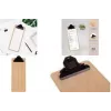 EUROPEL Tavoletta con clip in bambù per fatture, A4, naturale, angoli arrotondati, clip alta - 1 pezzo (197010)