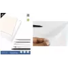 KANGARO Blocco di carta da lucido A4, 24 fogli 80 g/m² + 1 foglio di carta millimetrata, incollato K-770300